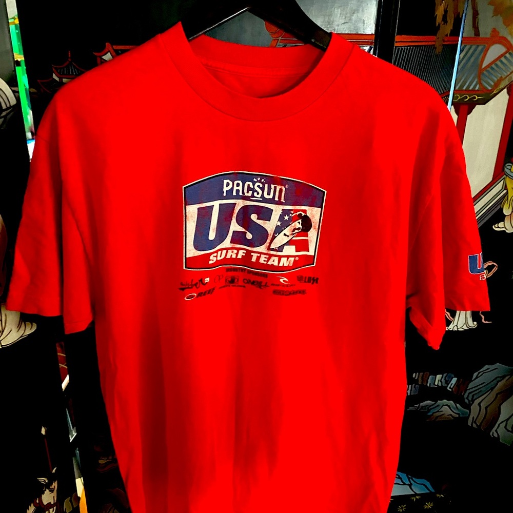 PAC sun surf team shirt
